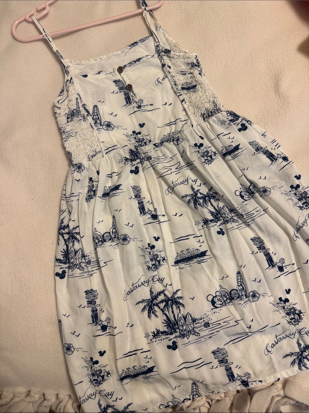 Girls Disney Cruise line Tropical Print Sundress